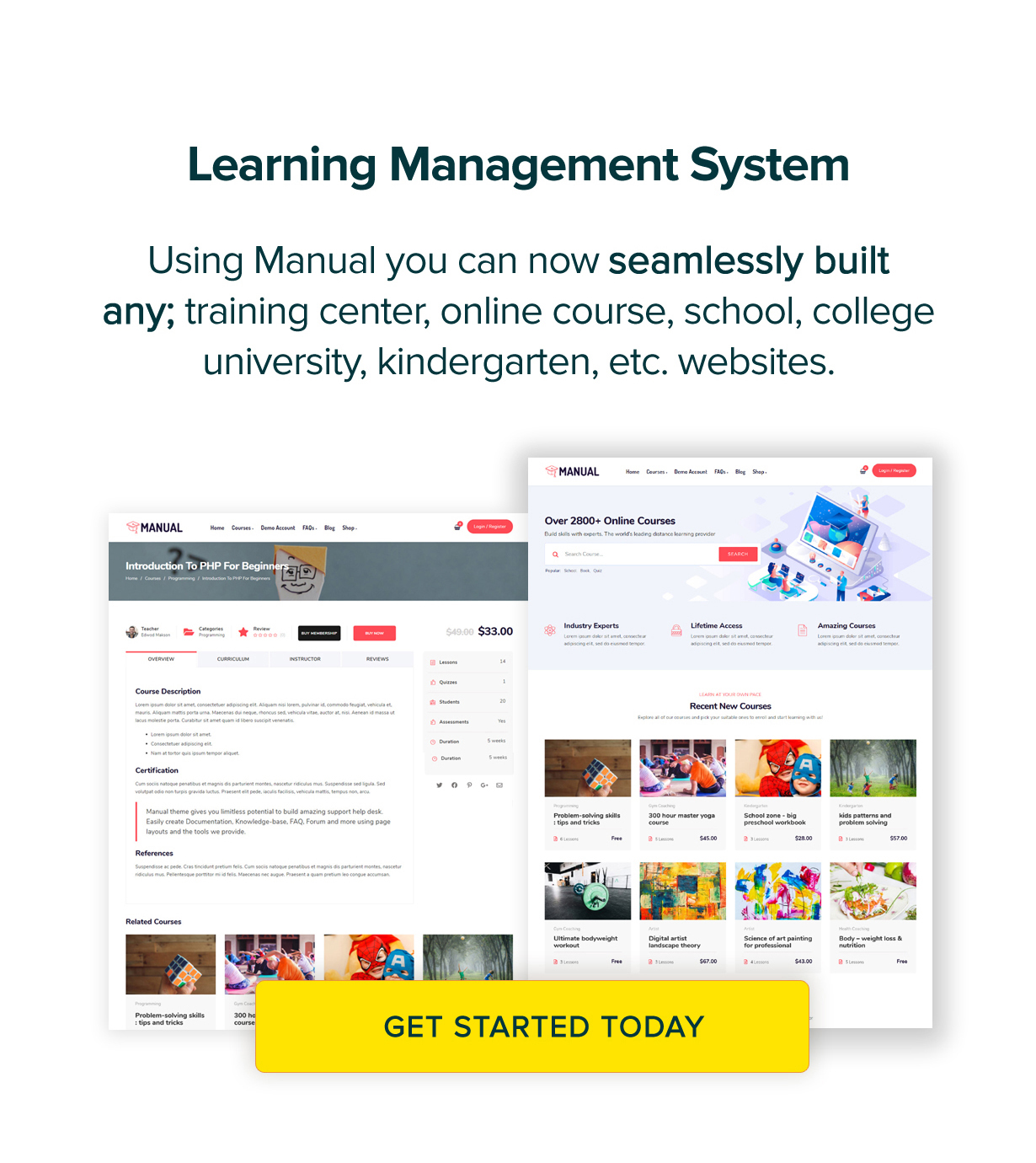 Manual – Documentation, Knowledge Base & Education WordPress Theme